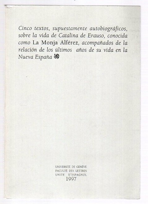 Cinco textos, supuestamente autobiográficos, sobre la vida de Catalina ...